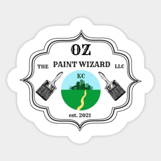 Oz the Paint Wizard Sticker